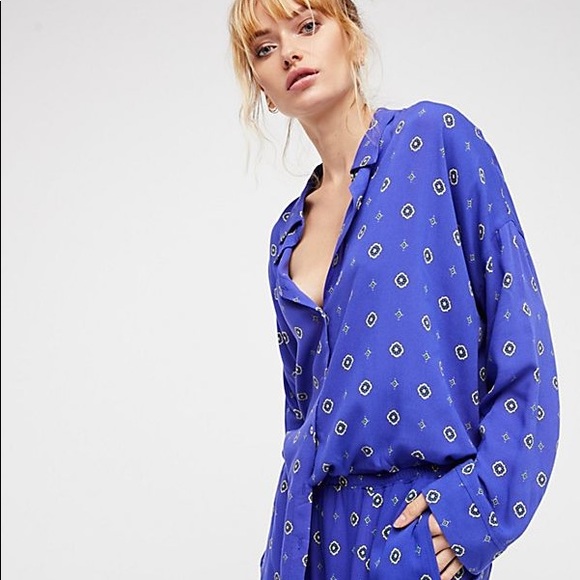 Free People Tops - NWT Free People Shirt Up Bohemian Top